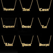 Load image into Gallery viewer, Zodiac Sign Necklace