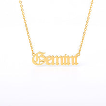 Load image into Gallery viewer, Zodiac Sign Necklace