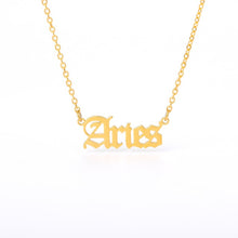 Load image into Gallery viewer, Zodiac Sign Necklace