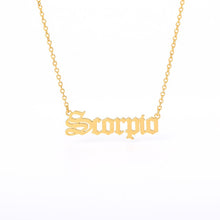 Load image into Gallery viewer, Zodiac Sign Necklace