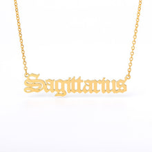 Load image into Gallery viewer, Zodiac Sign Necklace