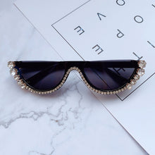 Load image into Gallery viewer, Diamond Cat Eye Sunglasses