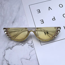 Load image into Gallery viewer, Diamond Cat Eye Sunglasses