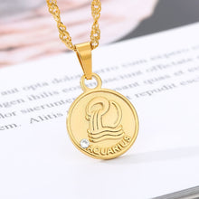 Load image into Gallery viewer, Horoscope Coin Necklace