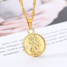 Load image into Gallery viewer, Horoscope Coin Necklace