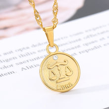 Load image into Gallery viewer, Horoscope Coin Necklace