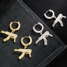 Load image into Gallery viewer, Iced AK47 Earrings
