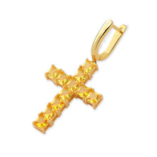 Load image into Gallery viewer, Iced Out Cross Earrings
