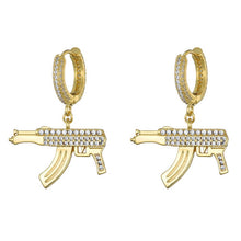 Load image into Gallery viewer, Iced AK47 Earrings
