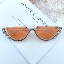 Load image into Gallery viewer, Diamond Cat Eye Sunglasses
