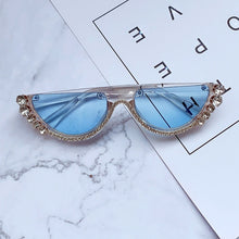 Load image into Gallery viewer, Diamond Cat Eye Sunglasses
