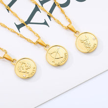 Load image into Gallery viewer, Horoscope Coin Necklace
