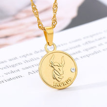 Load image into Gallery viewer, Horoscope Coin Necklace
