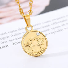 Load image into Gallery viewer, Horoscope Coin Necklace
