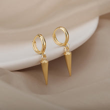 Load image into Gallery viewer, Cone Dangle Earrings
